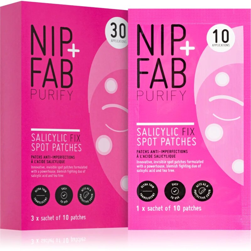 NIP+FAB Salicylic Fix tisztító bőrtapasz 10 db