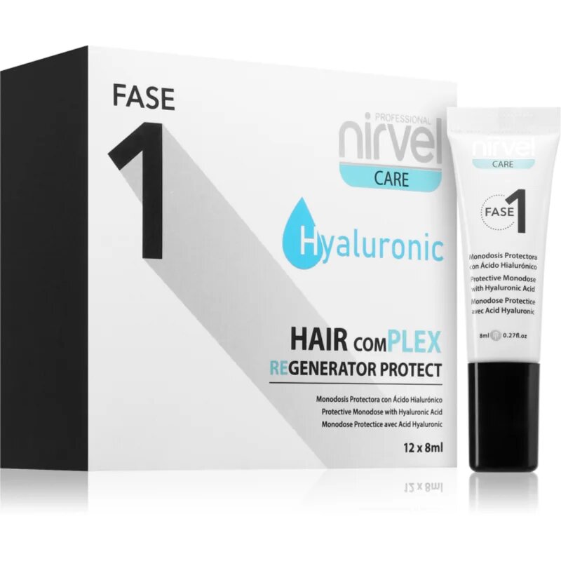 Nirvel Fase 1 védő ápolás a károsult hajra 12x8 ml