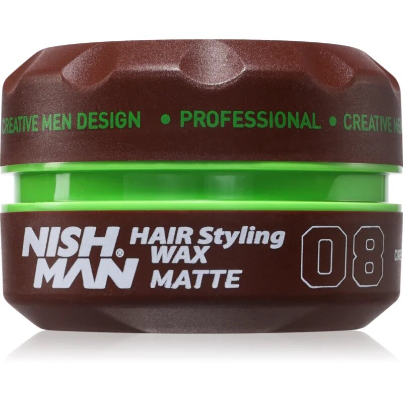 Nish Man 08 formázó viasz rövid hajra matt hatással 150 ml