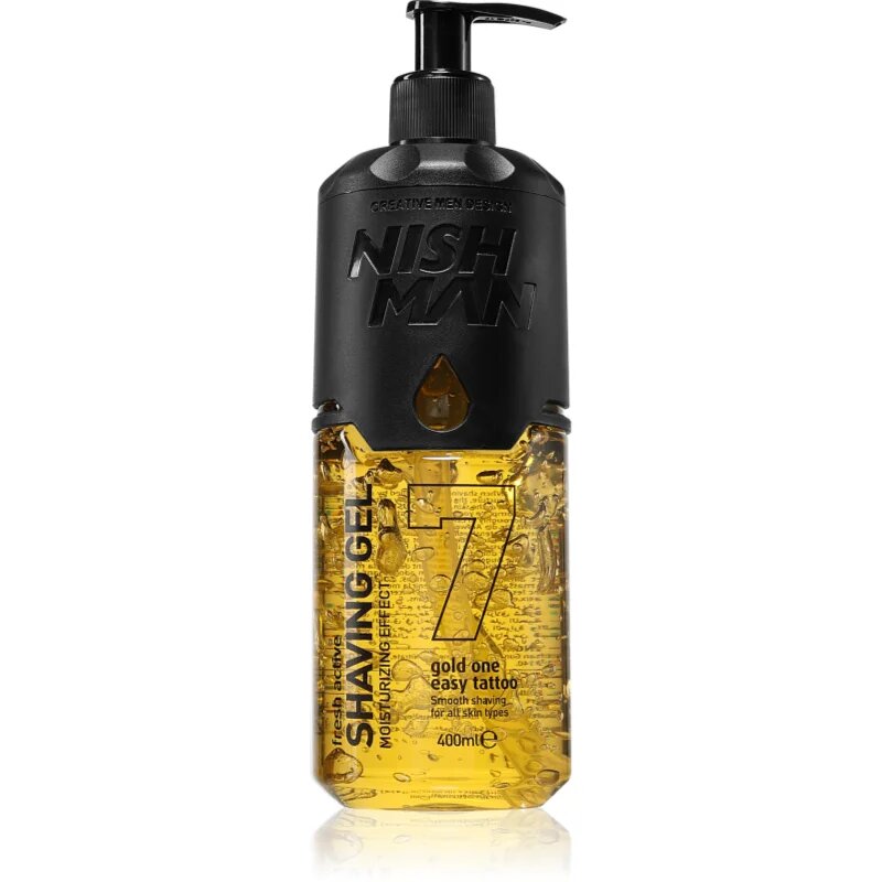 Nish Man Gold One 07 borotválkozó gél uraknak 400 ml
