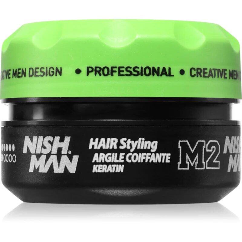 Nish Man M2 formázó viasz rövid hajra keratinnal 100 ml
