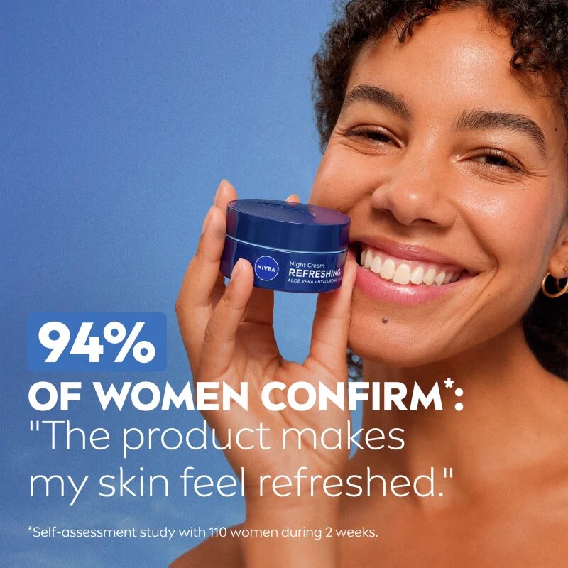 Nivea 24 h Moisture regeneráló éjszakai krém 50 ml