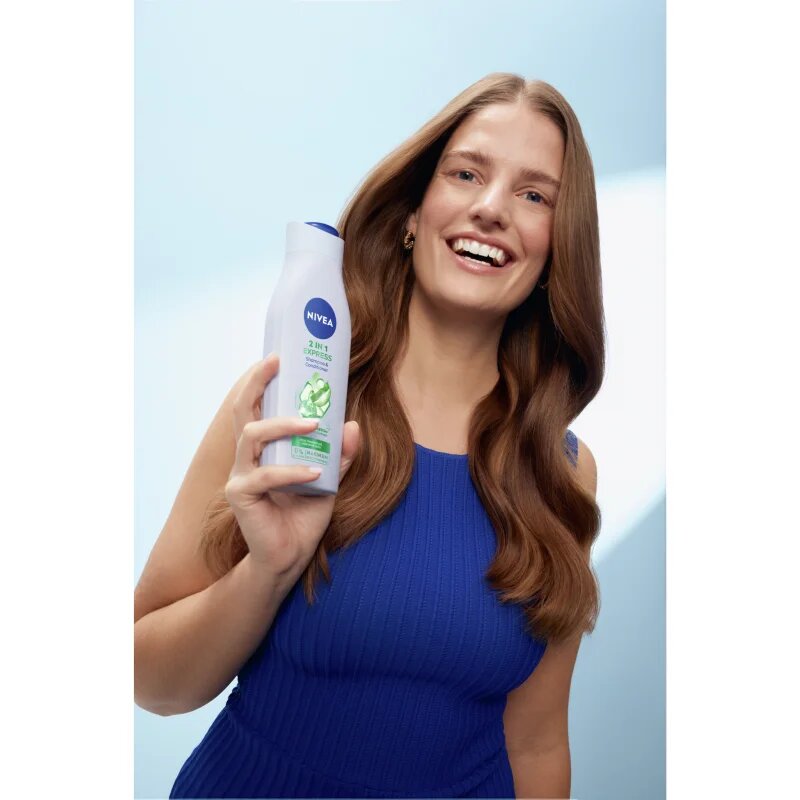 Nivea 2in1 Care Express Protect & Moisture sampon és kondicionáló 2 in1 250 ml