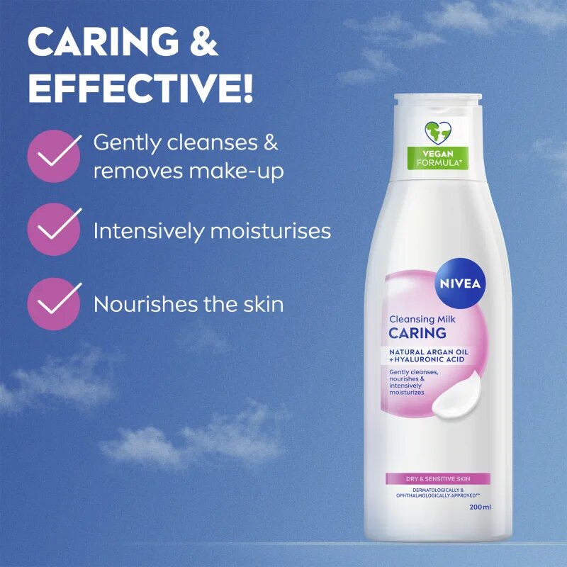 Nivea Almond Oil tisztító tej mandulaolajjal 200 ml