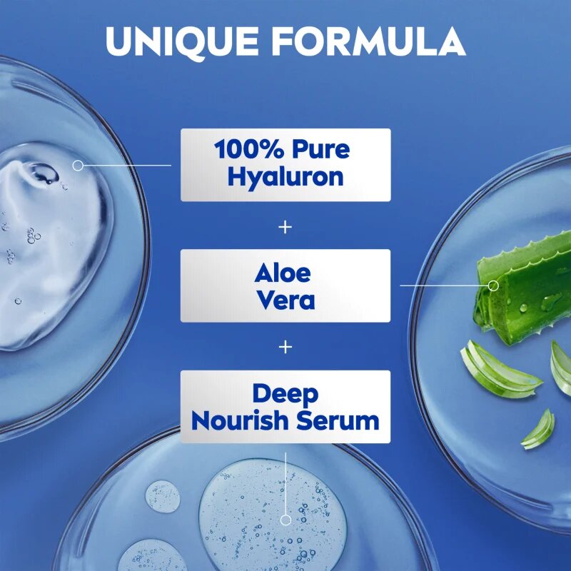 Nivea Aloe & Hydration hidratáló testápoló tej aloe verával 625 ml