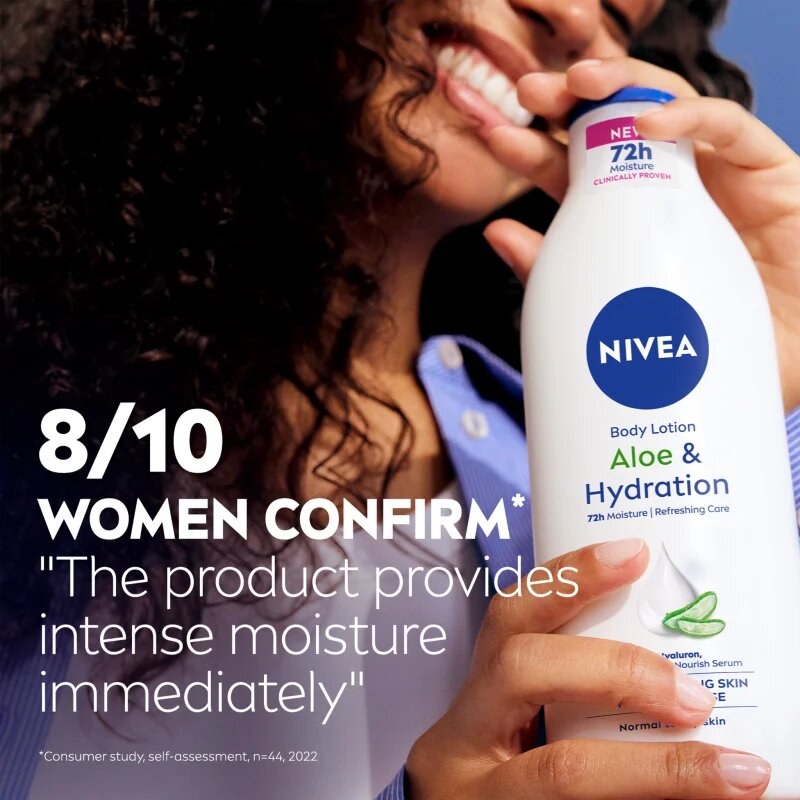 Nivea Aloe & Hydration könnyű testápoló krém 400 ml