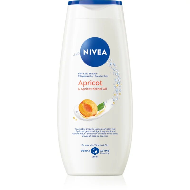 Nivea Apricot & Apricot Seed Oil ápoló tusoló gél 250 ml