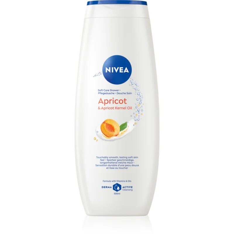 Nivea Apricot & Apricot Seed Oil ápoló tusoló gél 500 ml