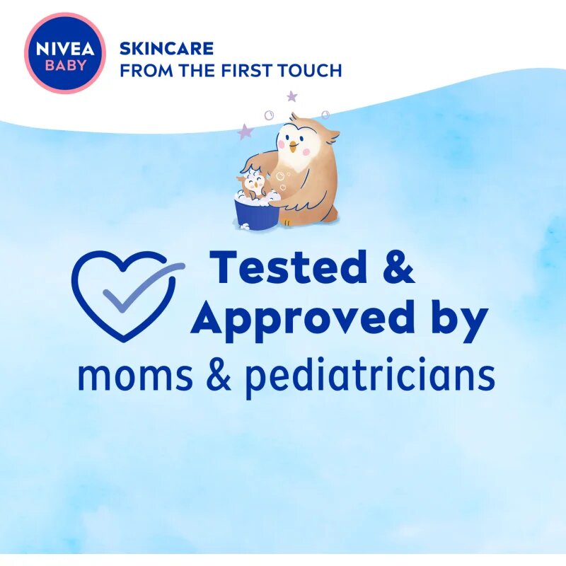 Nivea BABY Bed Time tusfürdő gél testre és hajra 200 ml