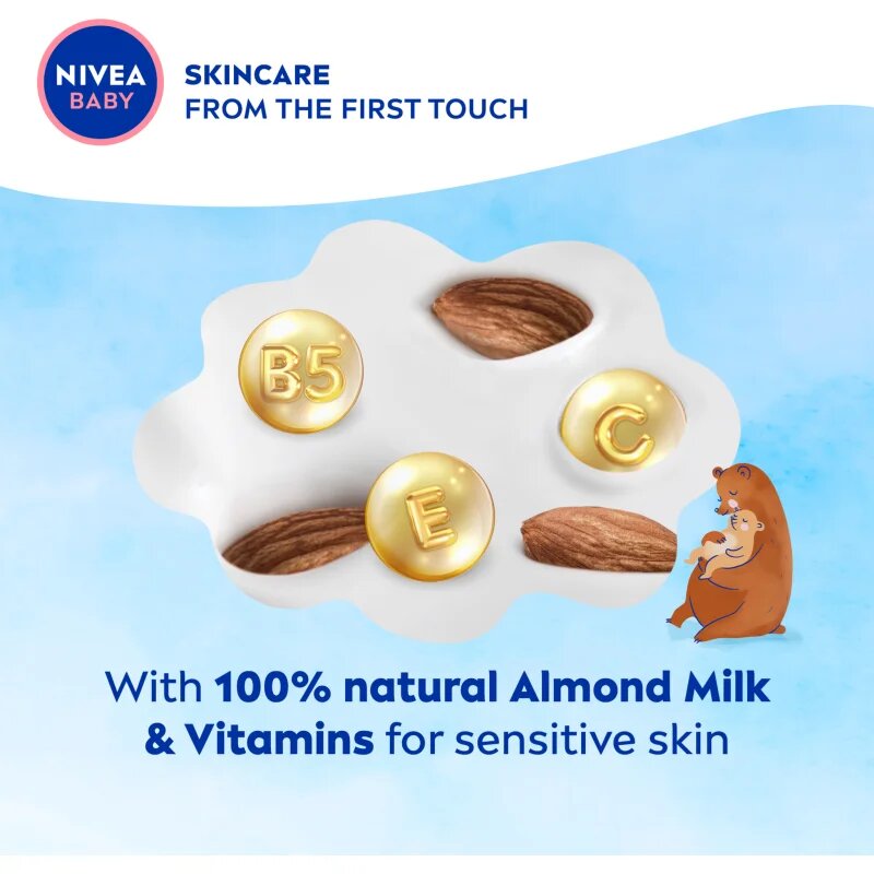 Nivea BABY masszázsolaj 200 ml