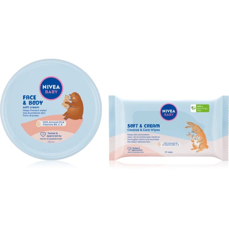 Nivea BABY Soft szett a gyermek bőrre