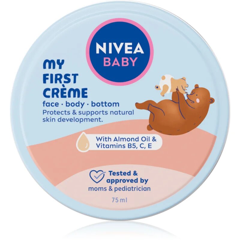Nivea BABY többfunkciós krém arcra és testre 75 ml