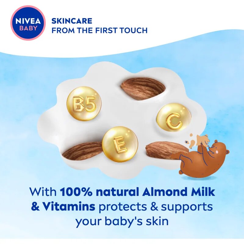 Nivea BABY többfunkciós krém arcra és testre 75 ml