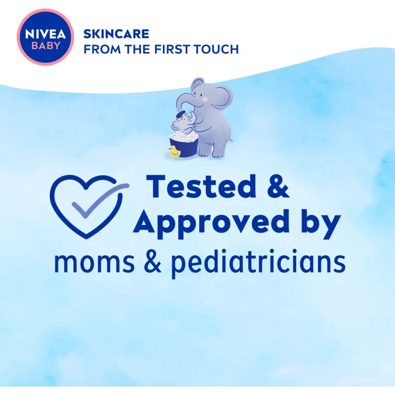 Nivea BABY tusfürdő gél testre és hajra 500 ml