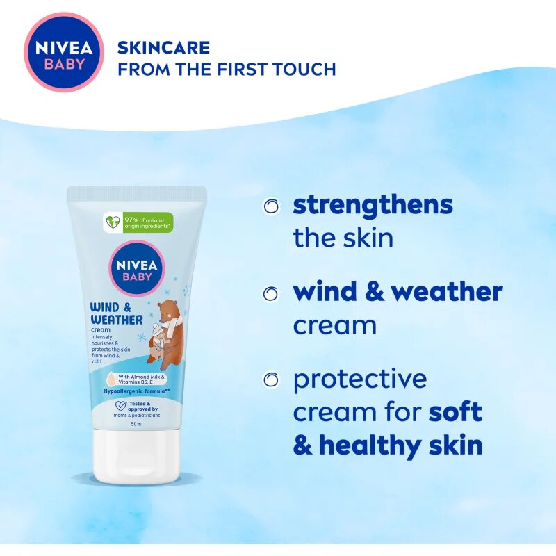 Nivea BABY Wind & Weather Védőkrém a szél és a hideg ellen 50 ml