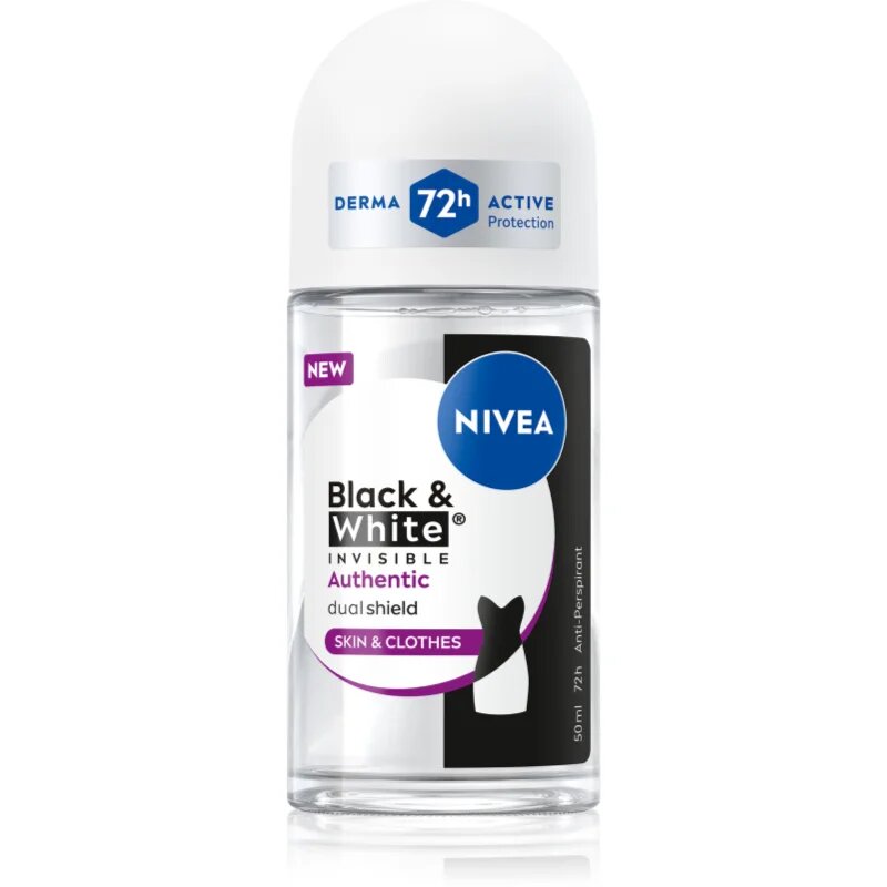 Nivea Black & White Authentic golyós izzadásgátló 50 ml