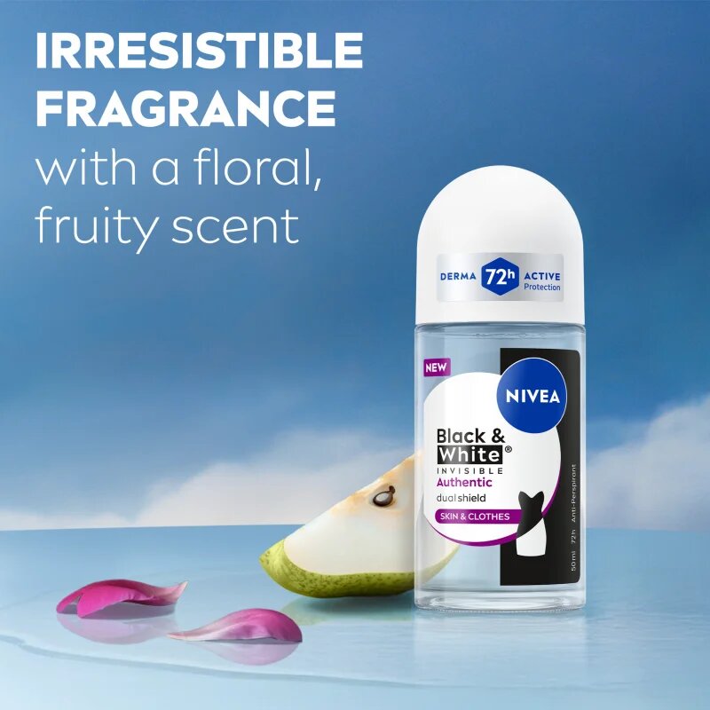 Nivea Black & White Authentic golyós izzadásgátló 50 ml