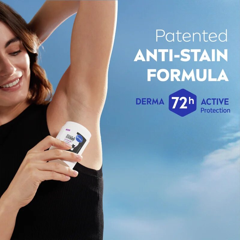 Nivea Black & White Authentic izzadásgátló stift 72 óra 50 ml