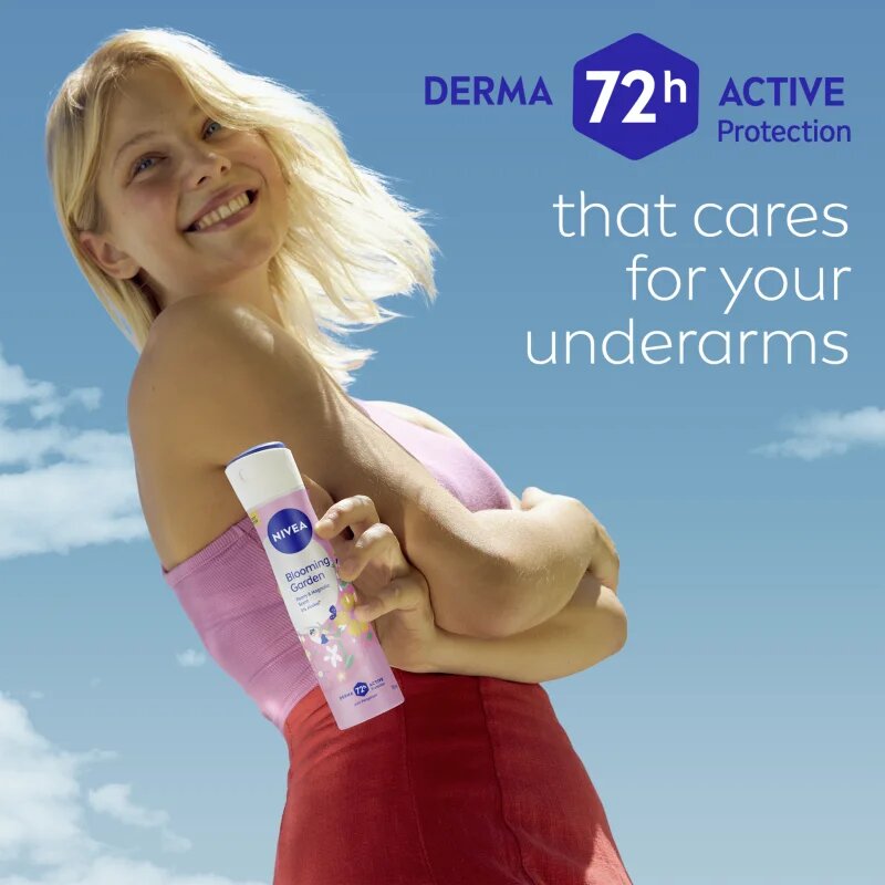 Nivea Blooming Garden izzadásgátló spray 150 ml