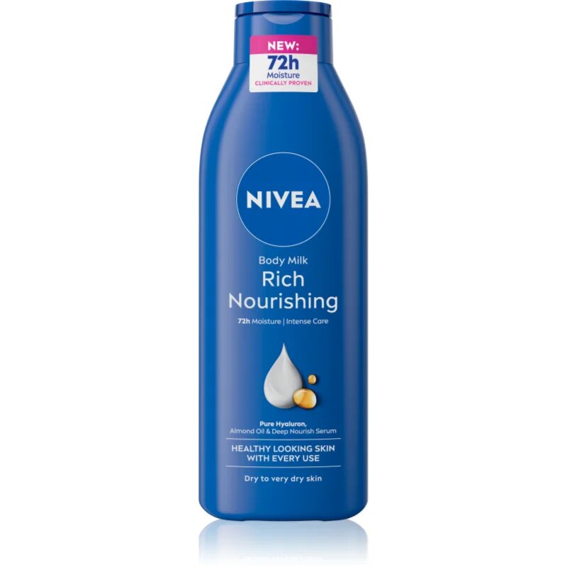 Nivea Body Milk tápláló testápoló tej 250 ml