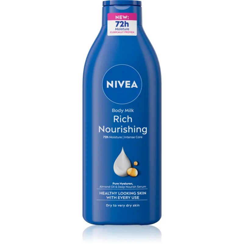 Nivea Body Milk tápláló testápoló tej 400 ml