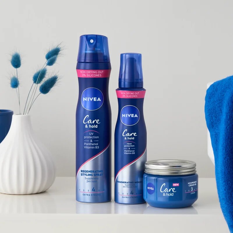 Nivea Care & Hold hajzselé 150 ml