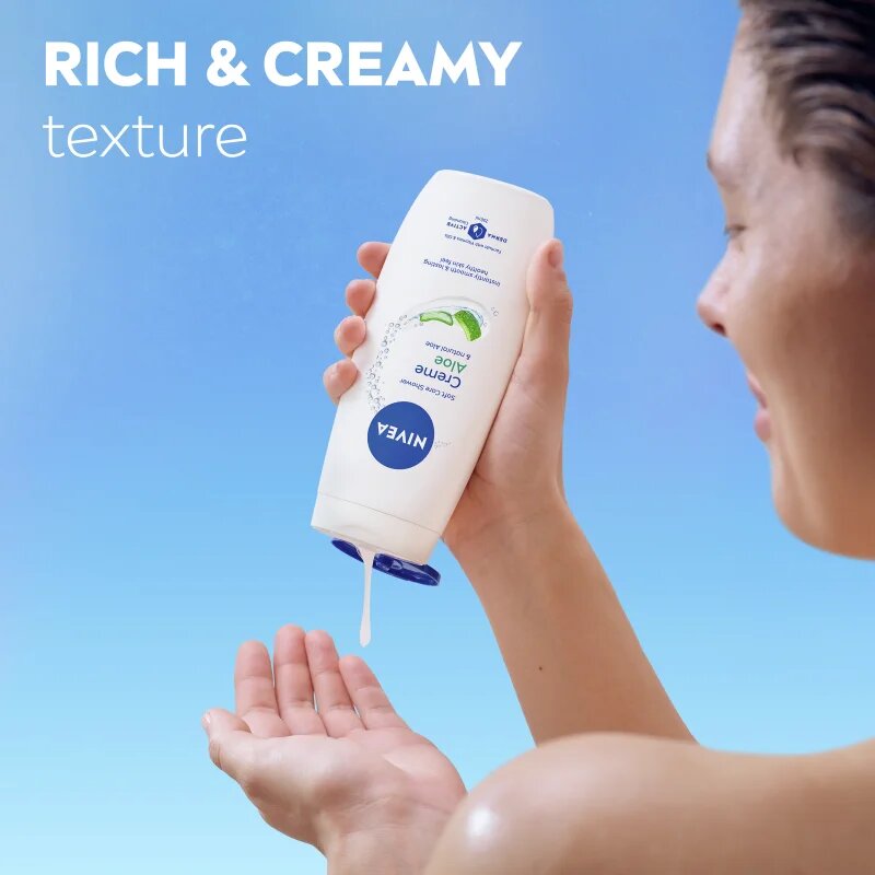Nivea Creme Aloe ápoló tusoló gél 250 ml