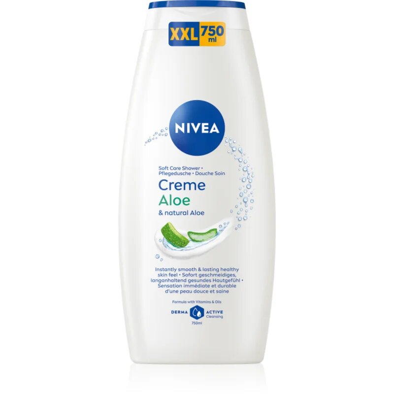 Nivea Creme Aloe ápoló tusoló gél 750 ml