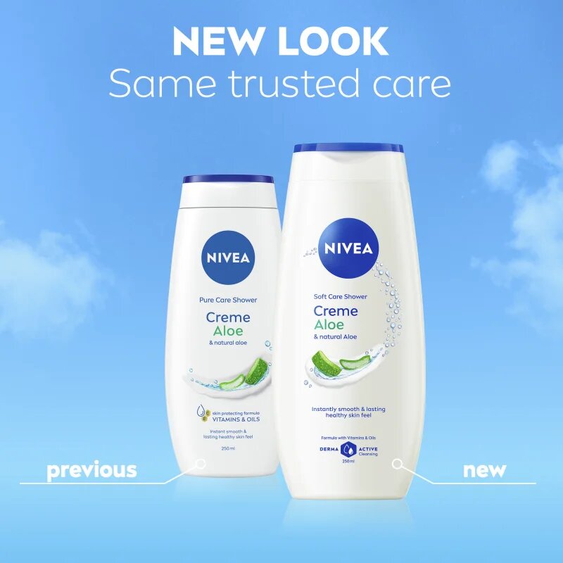 Nivea Creme Aloe ápoló tusoló gél 750 ml