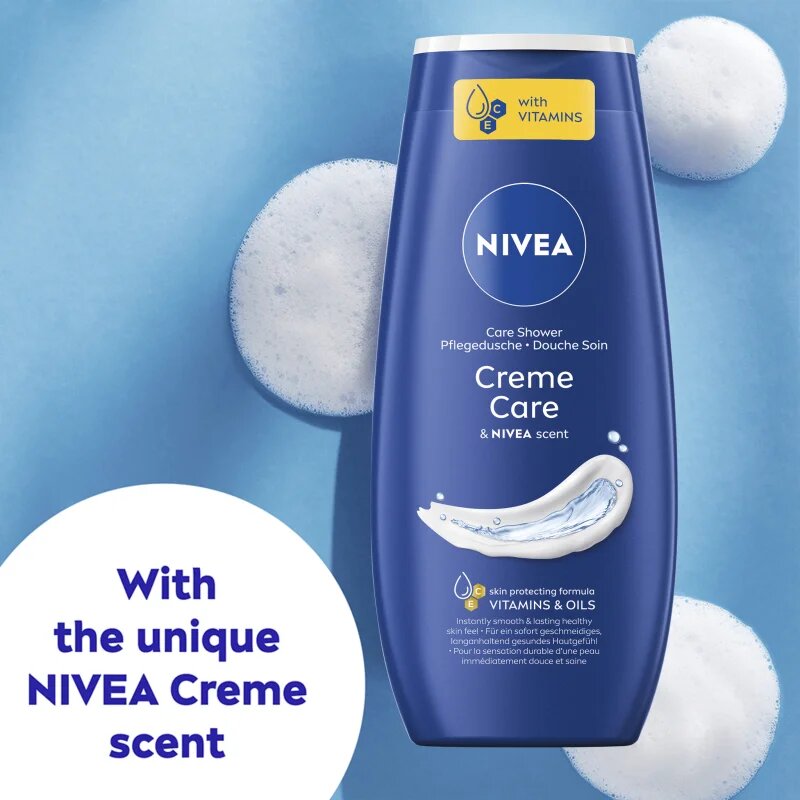 Nivea Creme Care ápoló tusoló gél takarékos kiszerelés