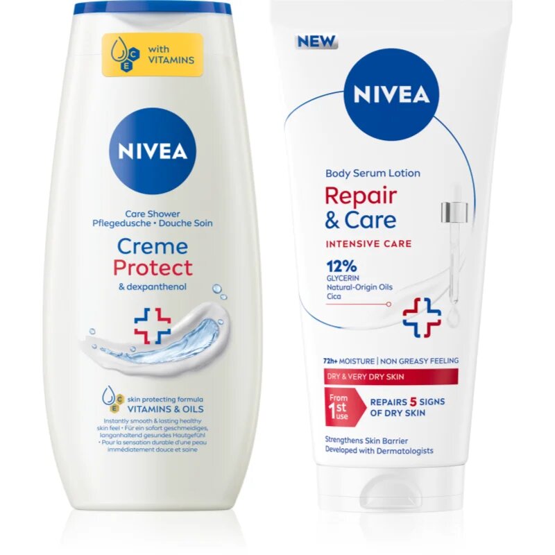 Nivea Creme Protect szett száraz bőrre