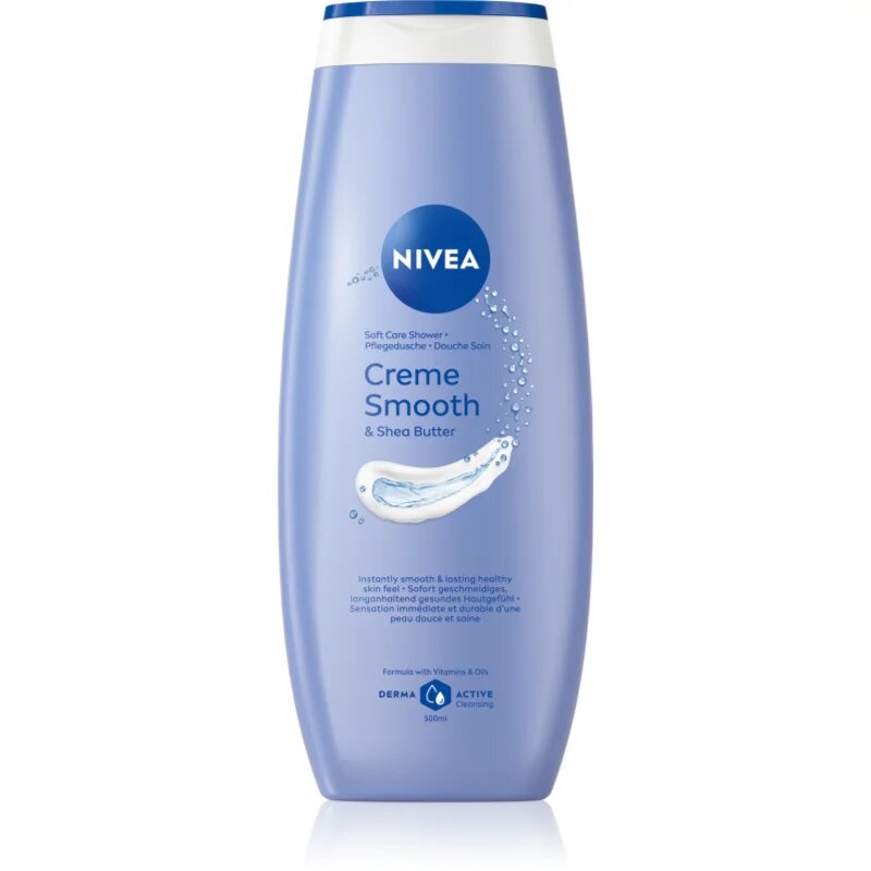 Nivea Creme Smooth krémes tusoló gél 500 ml