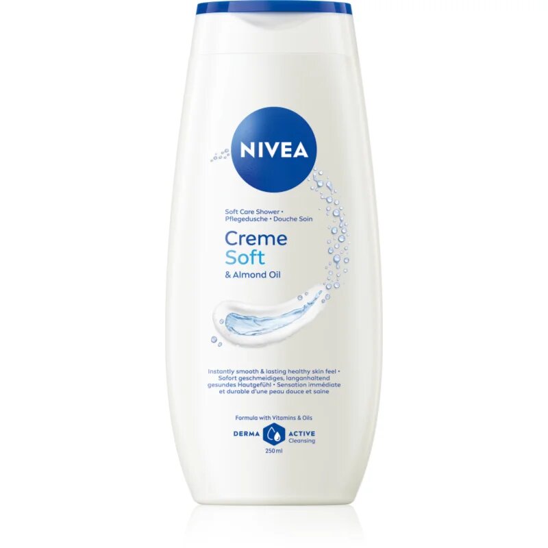 Nivea Creme Soft ápoló tusoló gél 250 ml