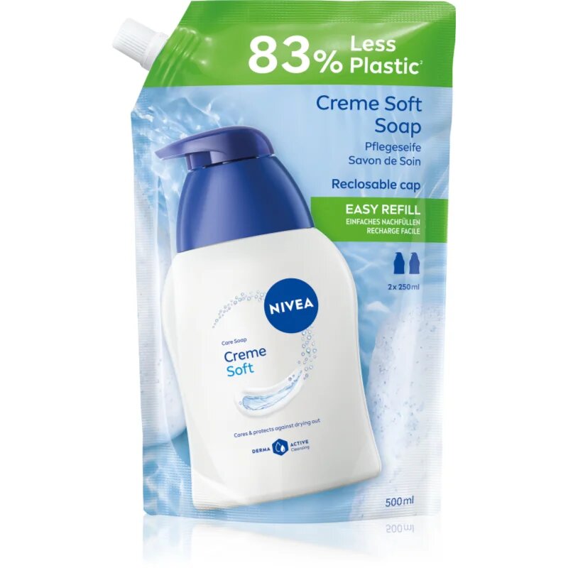 Nivea Creme Soft folyékony szappan utántöltő 500 ml