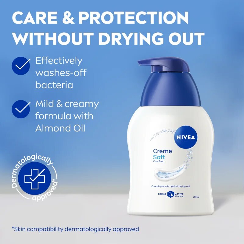 Nivea Creme Soft krémes folyékony szappan 250 ml