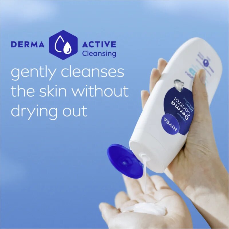 Nivea Derma Control Defend ápoló tusoló gél hialuronsavval 250 ml