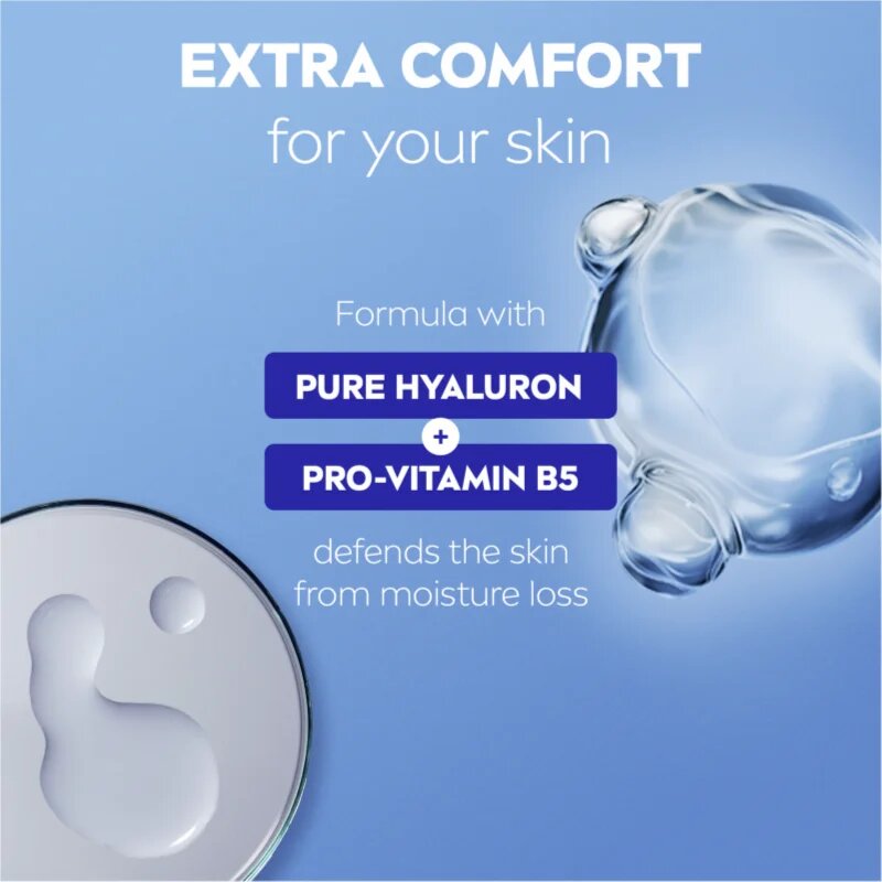 Nivea Derma Control Defend ápoló tusoló gél hialuronsavval 500 ml