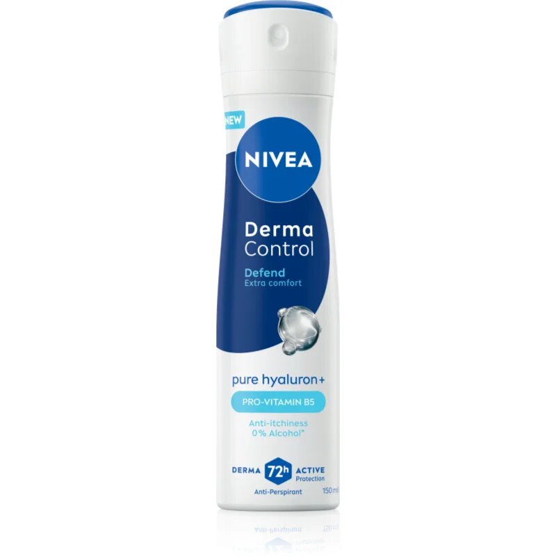 Nivea Derma Control Defend izzadásgátló spray az irritált bőrre 150 ml