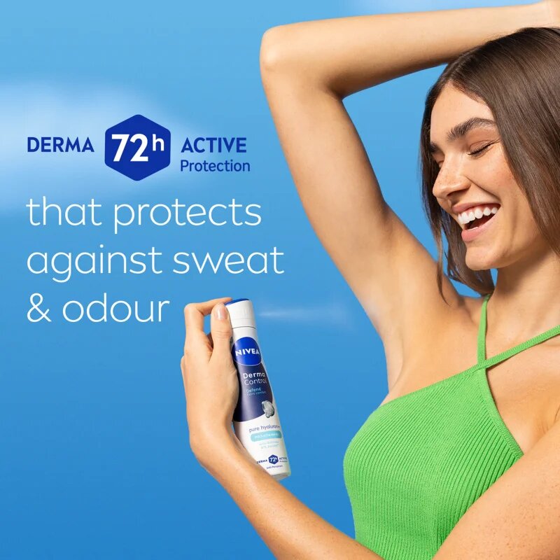 Nivea Derma Control Defend izzadásgátló spray az irritált bőrre 150 ml