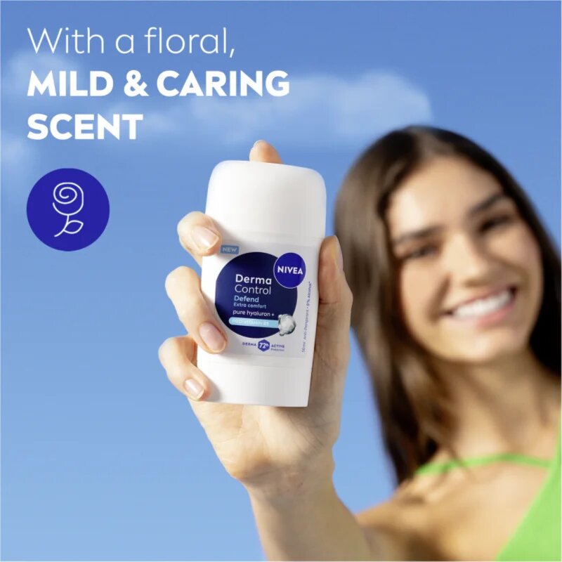 Nivea Derma Control Defend izzadásgátló stift az irritált bőrre 50 ml