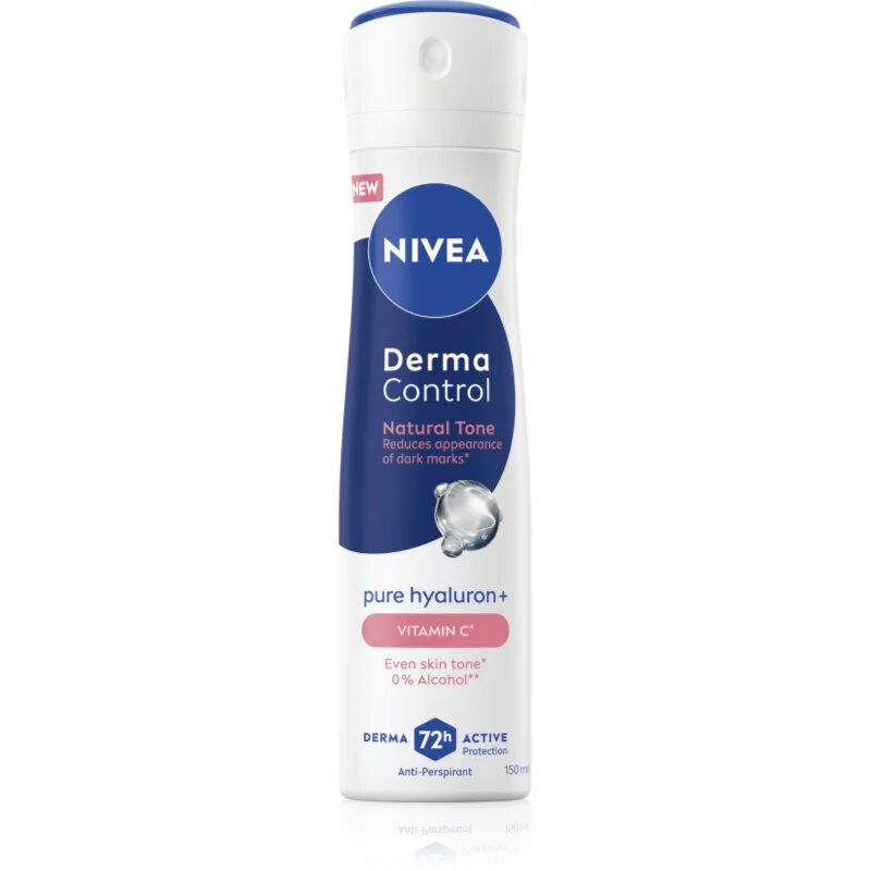Nivea Derma Control Natural Tone izzadásgátló spray a sötét foltok ellen 150 ml