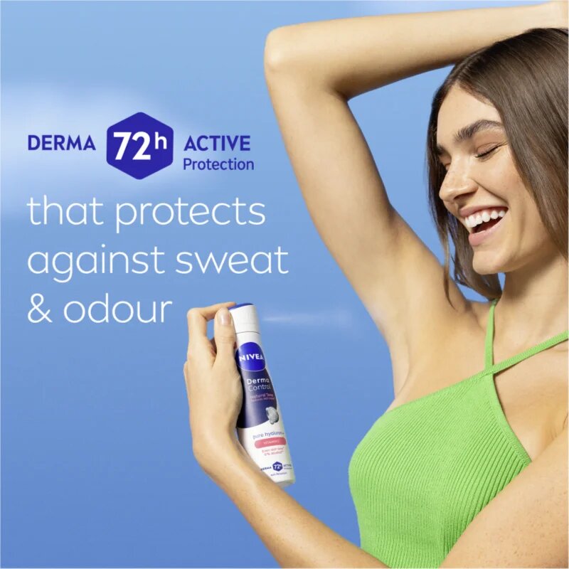 Nivea Derma Control Natural Tone izzadásgátló spray a sötét foltok ellen 150 ml