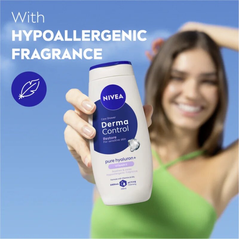 Nivea Derma Control Restore hidratáló tusoló gél hialuronsavval 250 ml