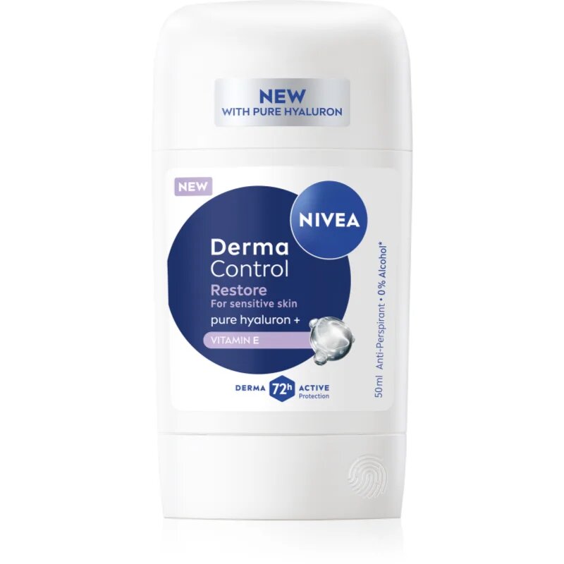Nivea Derma Control Restore izzadásgátló stift az érzékeny bőrre 50 ml