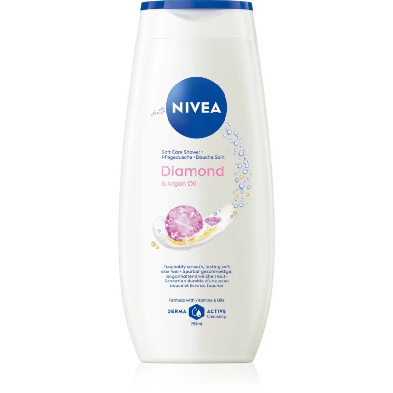 Nivea Diamond & Argan Oil ápoló tusoló gél 250 ml