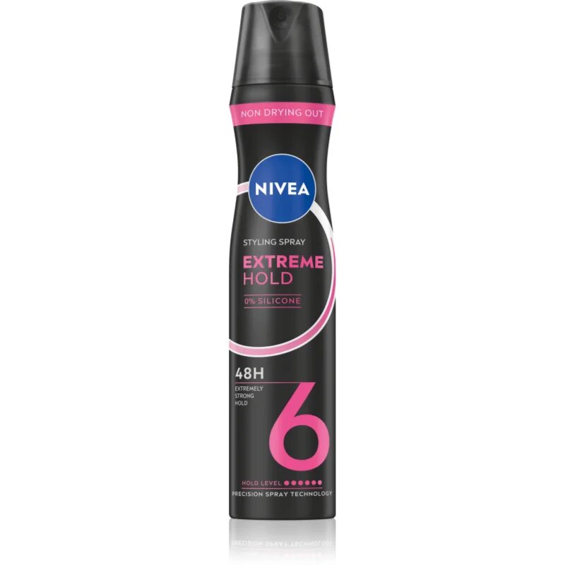 Nivea Extreme Hold hajlakk erős fixálással 250 ml