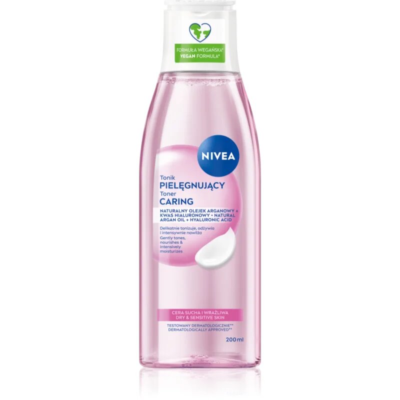 Nivea Face Cleansing tisztító arcvíz száraz és érzékeny bőrre 200 ml