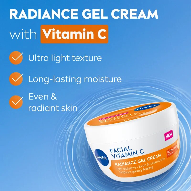 Nivea Facial Vitamin C élénkítő gél krém 100 ml