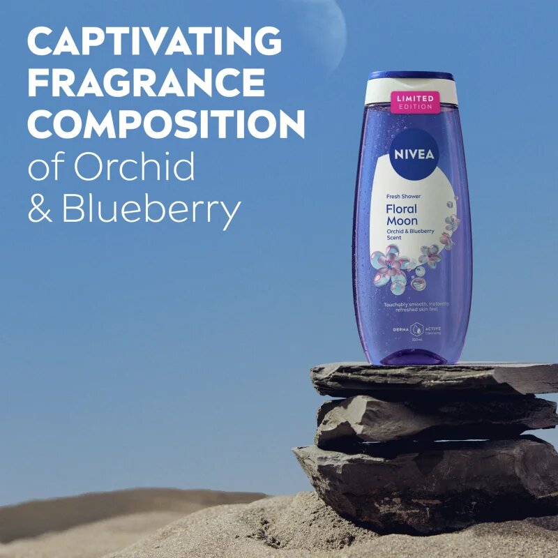 Nivea Floral Moon felfrissítő tusfürdő gél limitált kiadás 250 ml