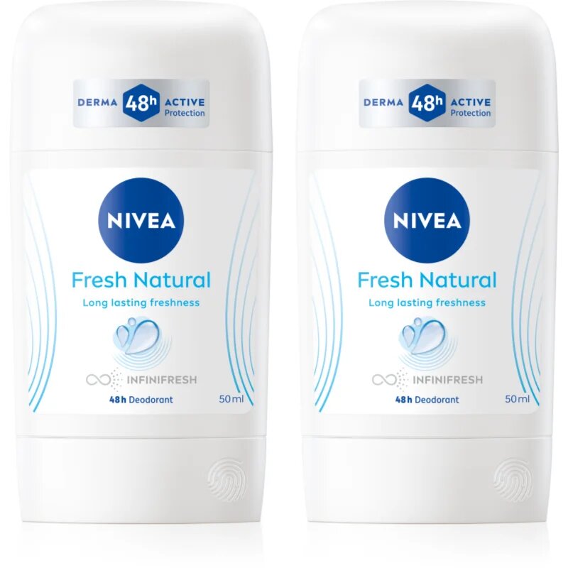 Nivea Fresh Natural izzadásgátló deo stift takarékos kiszerelés